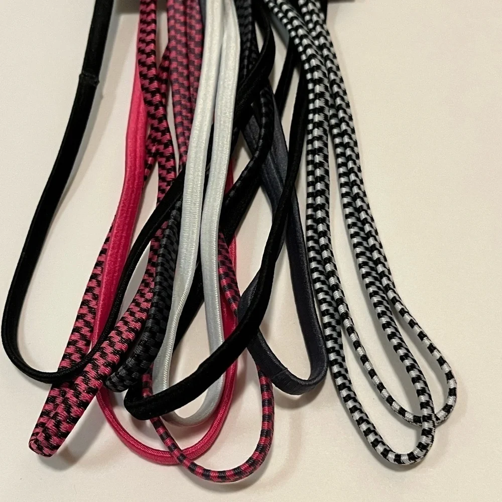 NWT! Brand new pack of 10 pink, black, white, headwraps, head-bands bandeaux. OS
